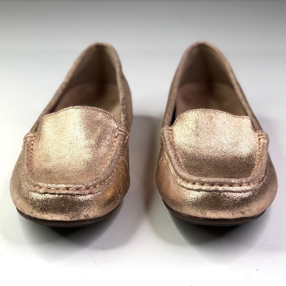 Vionic Debbie Metallic rose gold mocs moccasins loafers orthopedic 7 - Picture 5 of 11